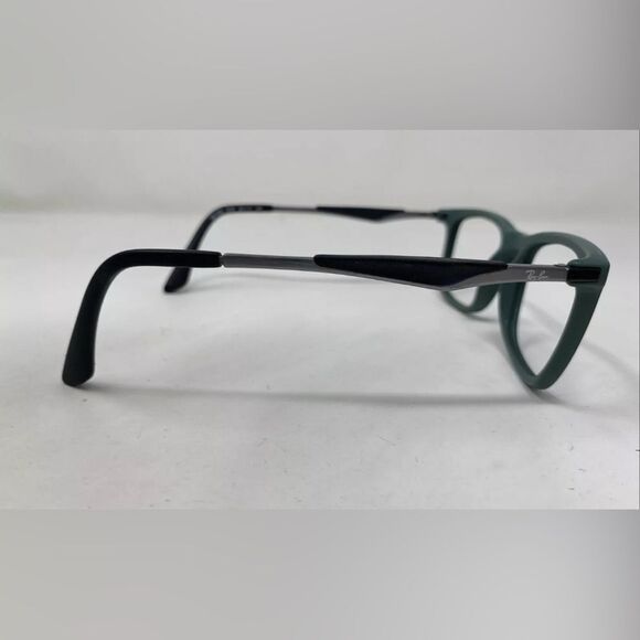 Ray Ban RB 7029 5197 53-17-145 Black/Mint Green Full Rim Eyeglasses Frame TR35 - Picture 4 of 8